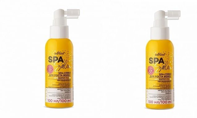 SPA-спрей для волос Белита Spa Salon активатор роста несмываемый 100 мл 2 шт перца водяного экстракт флакон 25мл