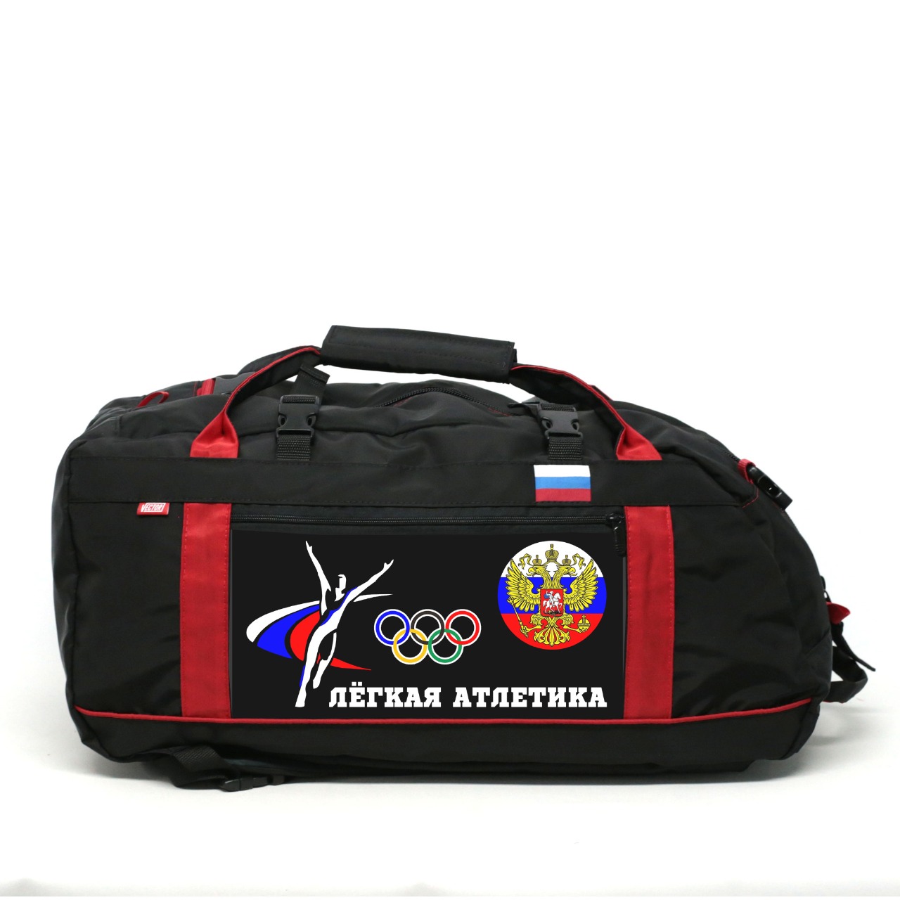 фото Спортивная сумка спорт сибирь легкая атлетика 35 литров черная