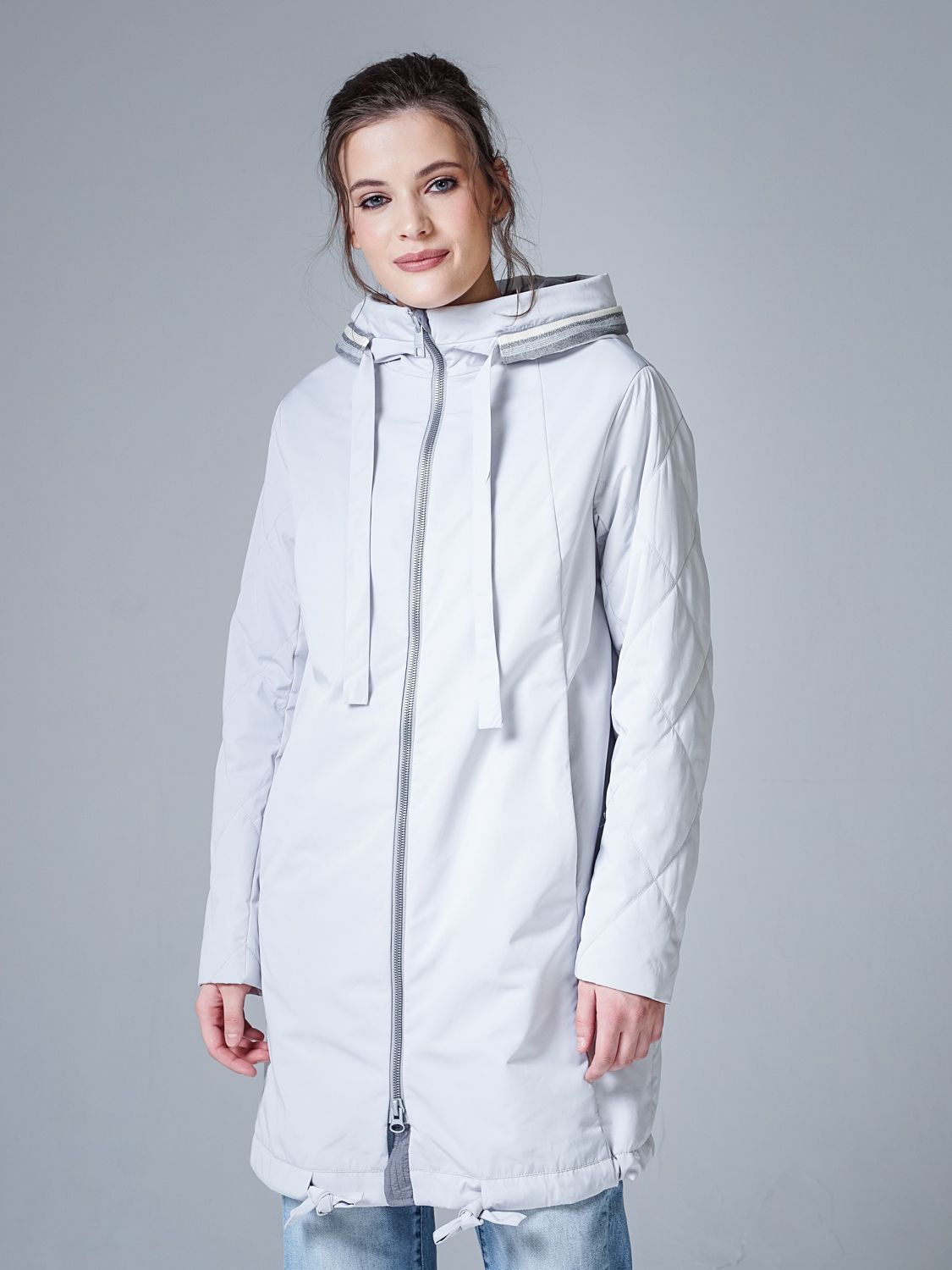 

Пальто женское OHARA CC-21503 серое 48 RU, CC-21503
