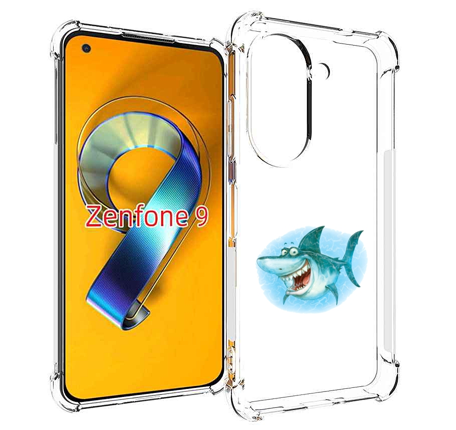 

Чехол MyPads веселая акула для Asus Zenfone 9 (AI2202), Прозрачный, Tocco