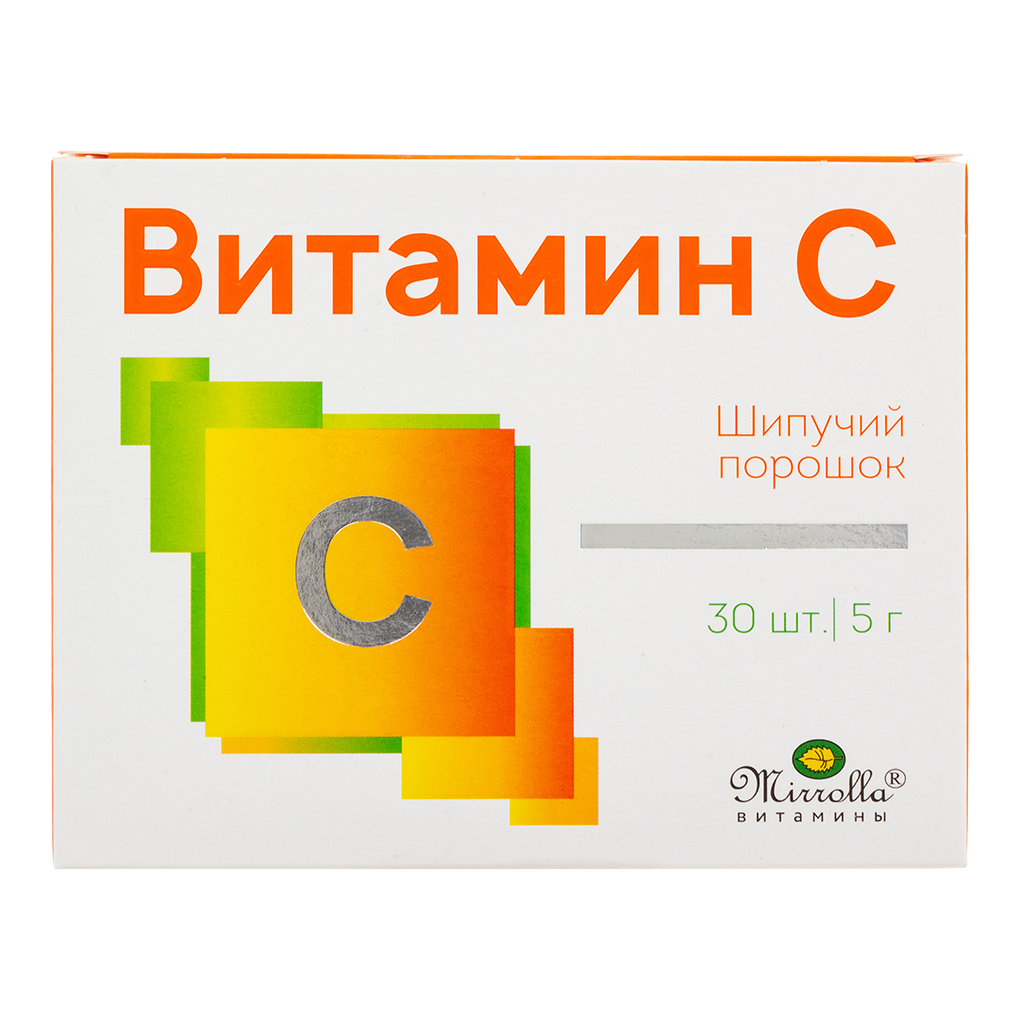 

Mirrolla Витамин С 900 шипучий порошок по 5 г саше-пакеты 30 шт