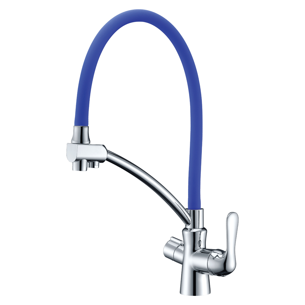 фото Смеситель lemark comfort lm3070c-blue для кухонной мойки