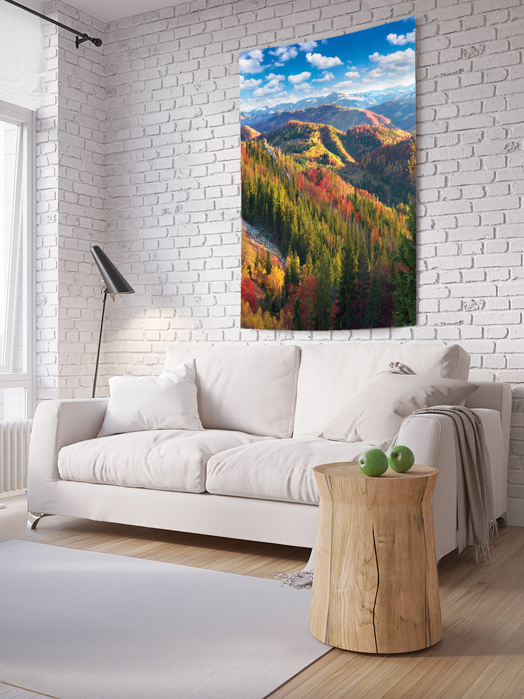 

Вертикальное фотопанно на стену JoyArty Пейзаж в горах 150x200 см, Пейзаж в горах