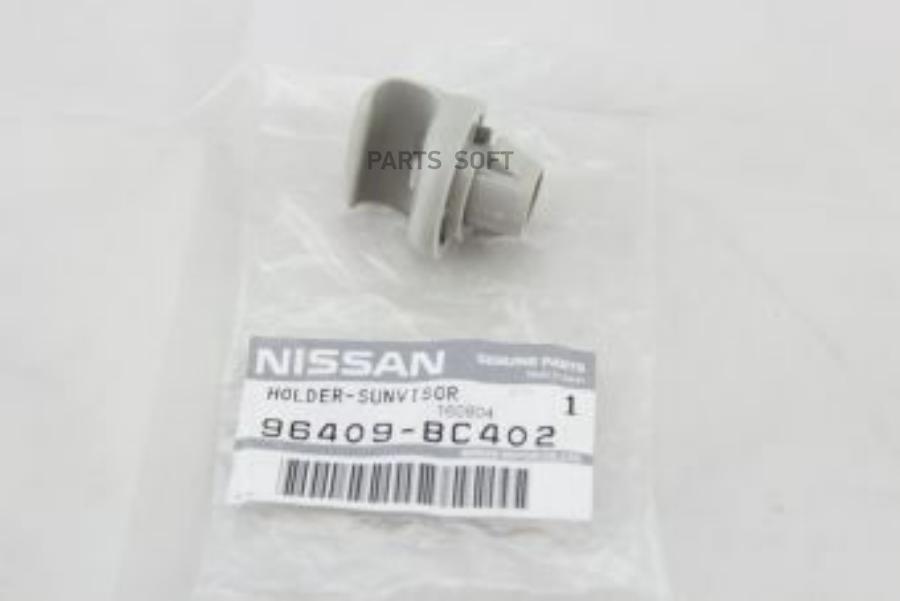

Кронштейн Солнцезащитного Козырька Nissan Qashqai (J10) (2006>) NISSAN 96409BC402