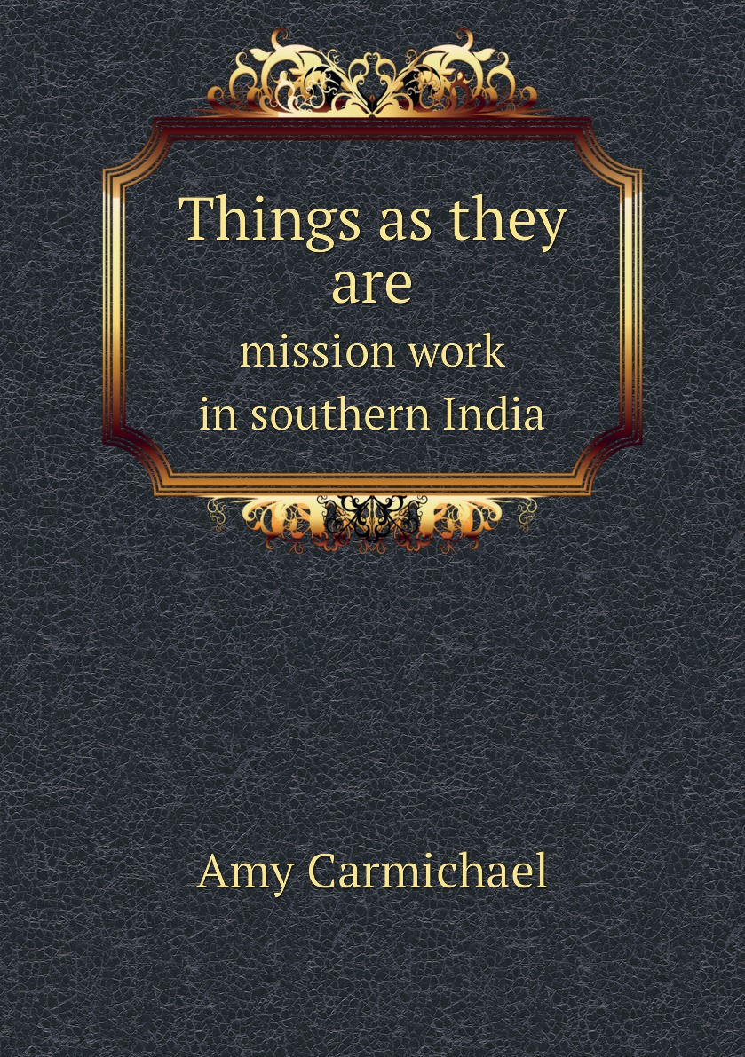 

Things as they are