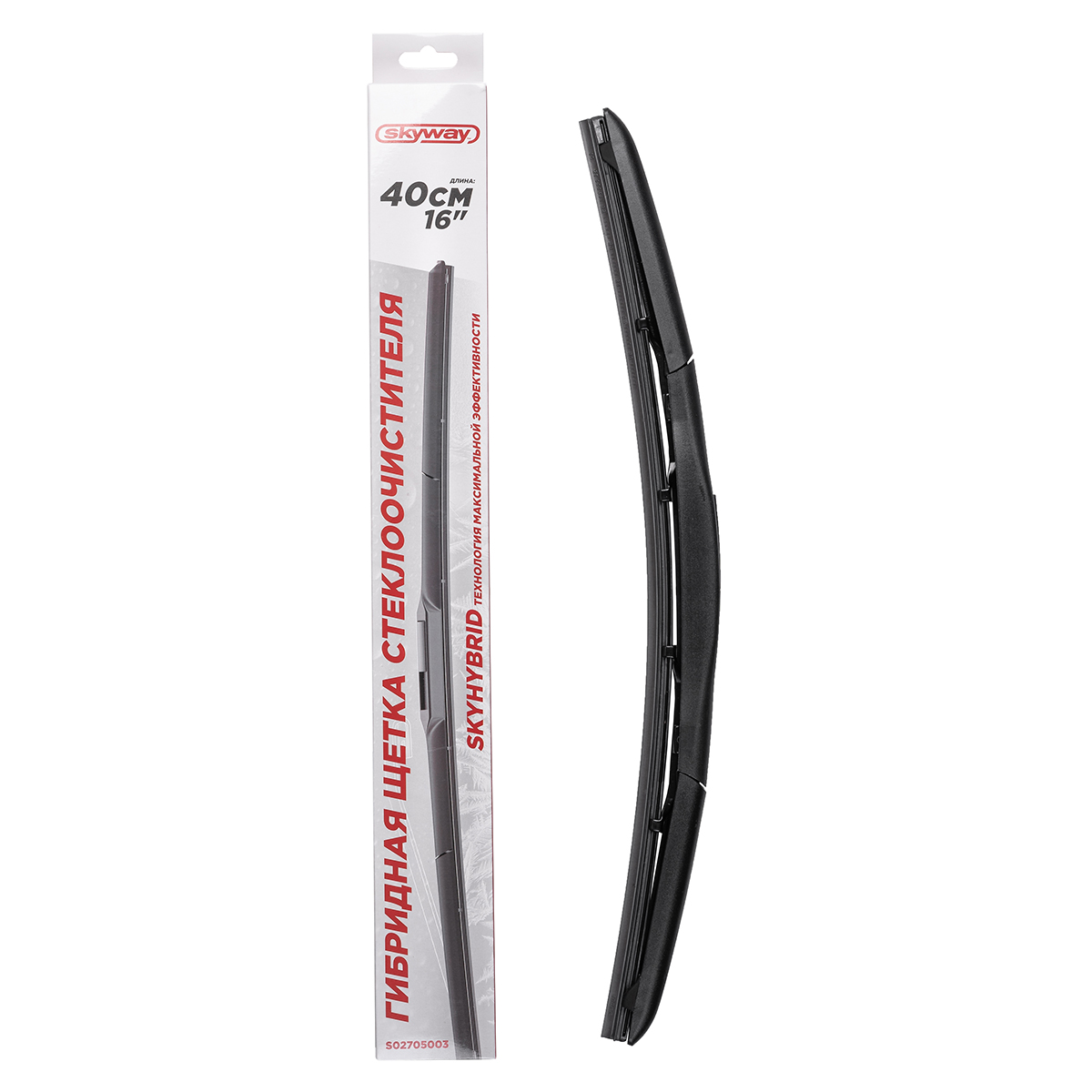 

Щетка Стеклоочистителя Гибридная Skyway 16"/400 Мм Skyway арт. S02705003