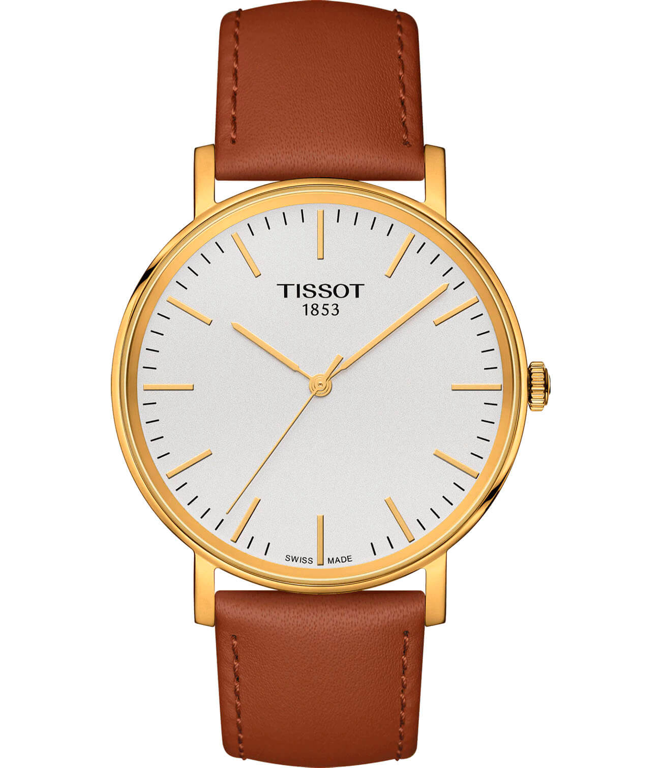 

Наручные часы мужские Tissot Everytime Medium коричневые, Everytime Medium