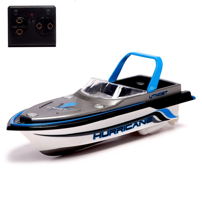 

Катер радиоуправляемый Mini Boat, работает от аккумулятора, цвет синий