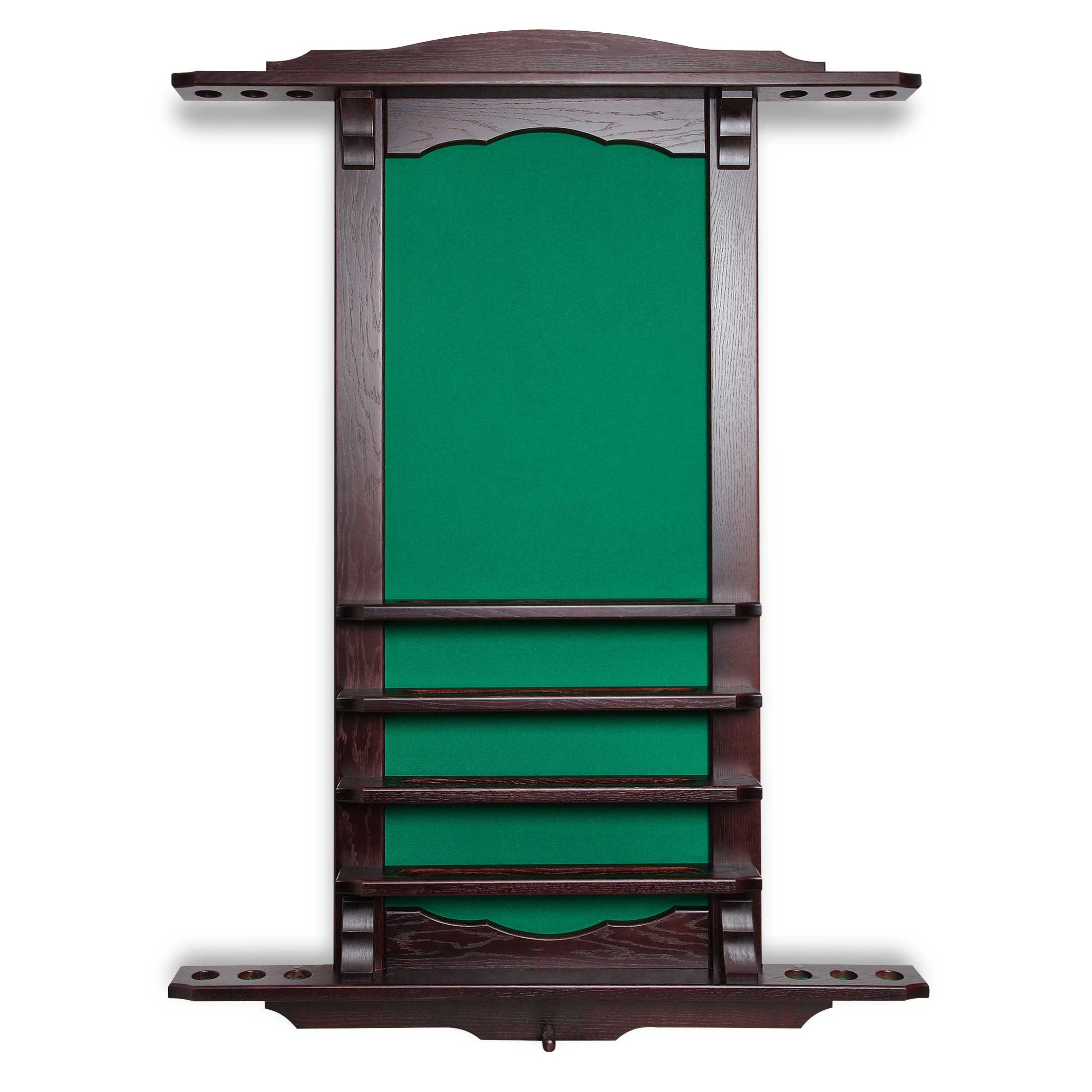 

FORTUNA BILLIARD EQUIPMENT Киевница настенная Флоренция для 6 киев дуб темно-коричневая