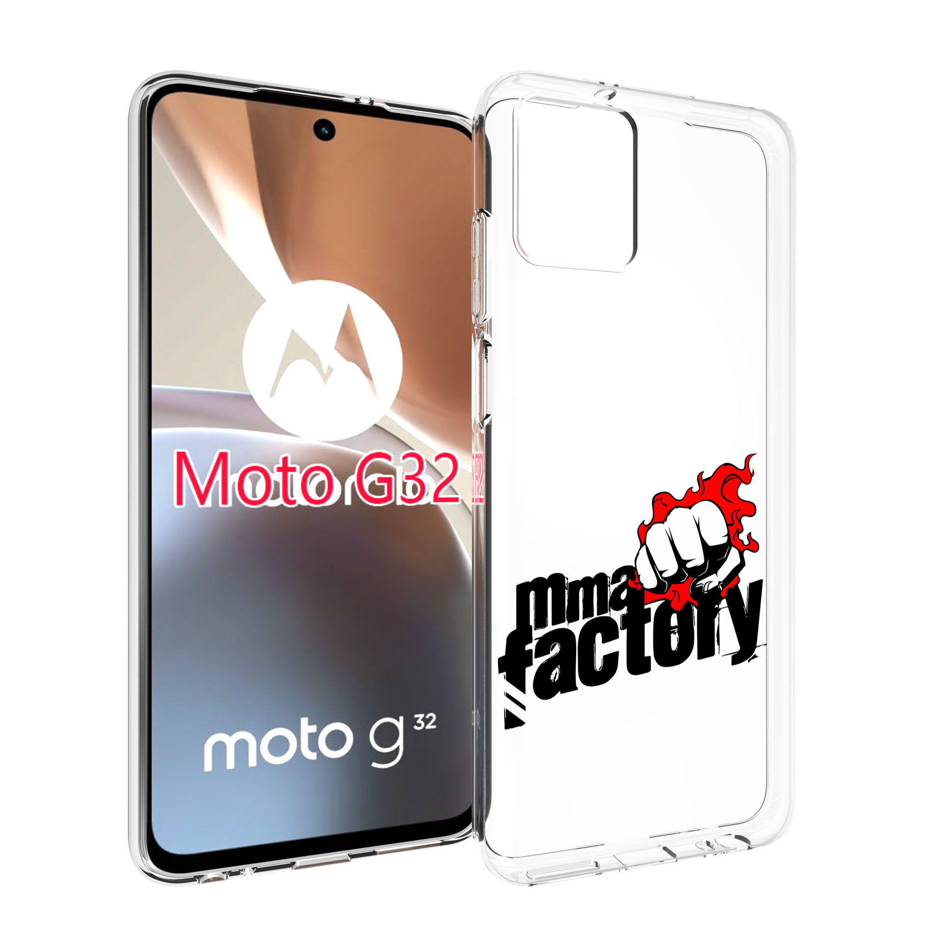 Чехол MyPads Единоборства ММА для Motorola Moto G32