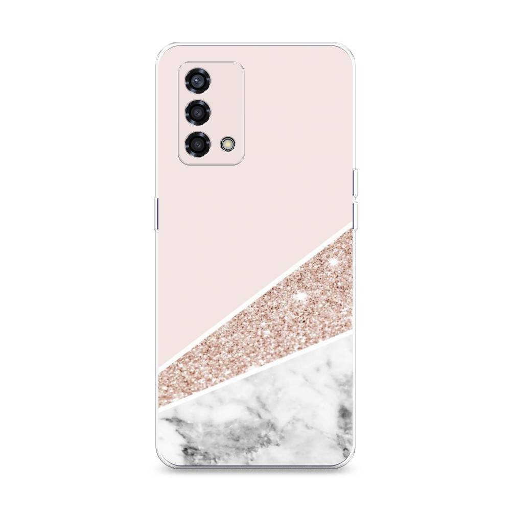 

Чехол на Oppo Reno 6 Lite "Блестящий розовый мрамор", 259550-3