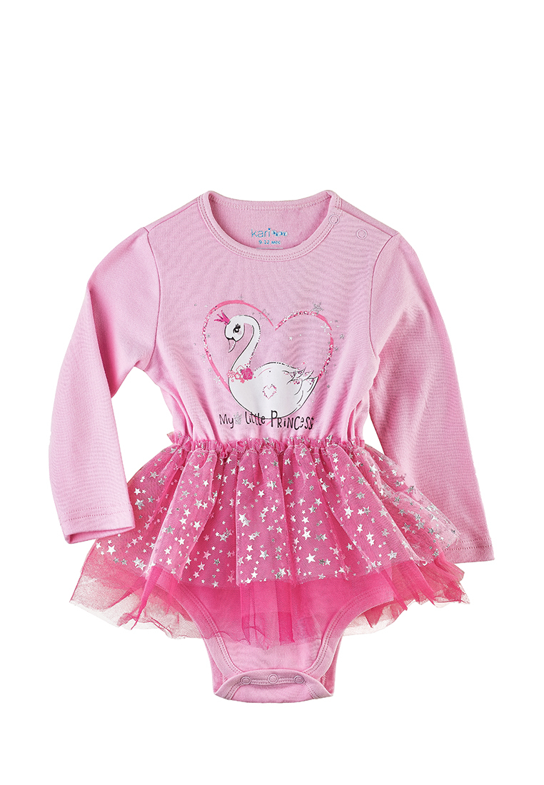 

Боди детское Kari baby AW21B149 розовый р.86, AW21B149