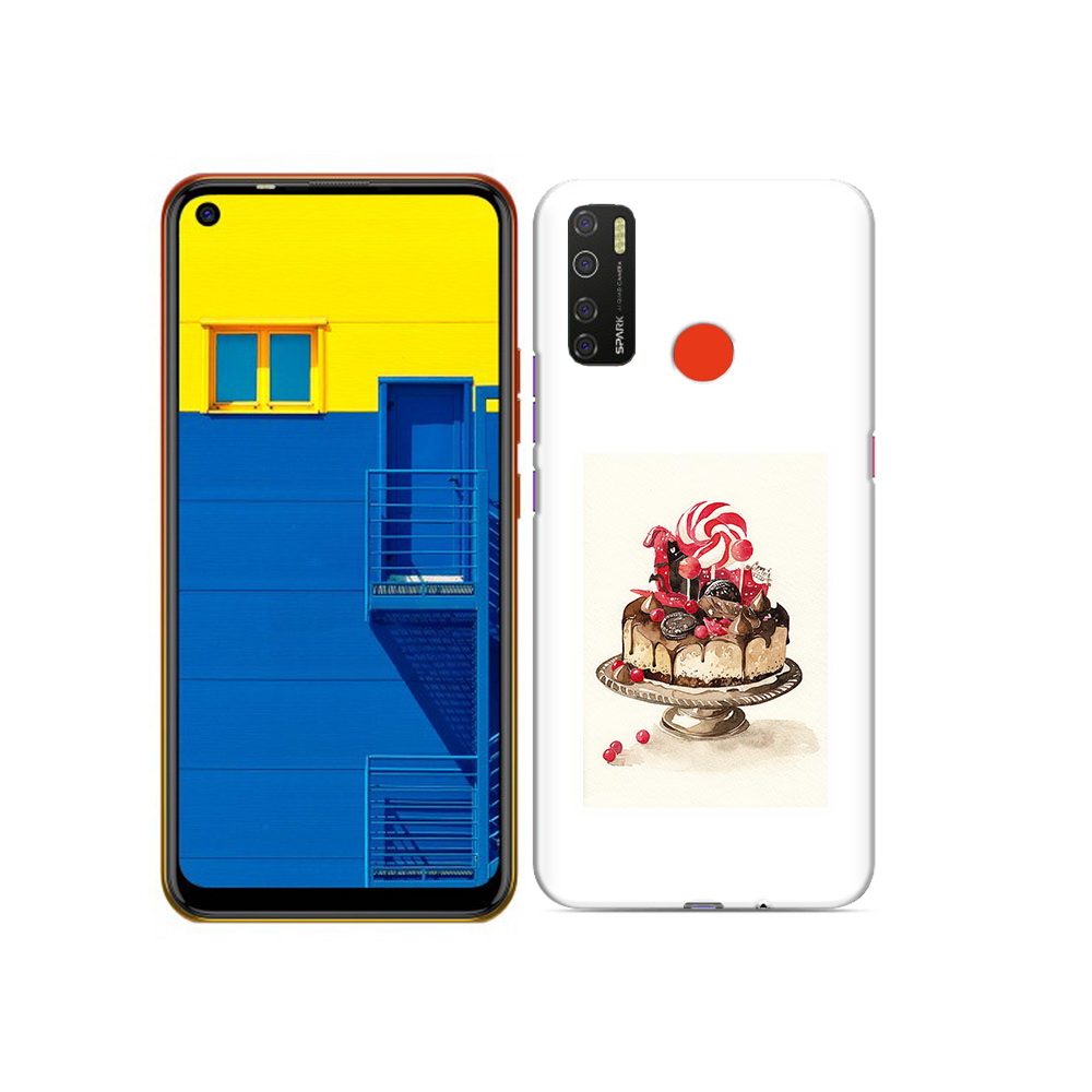 

Чехол MyPads Tocco для Tecno Spark 5 вкусный торт, Tocco