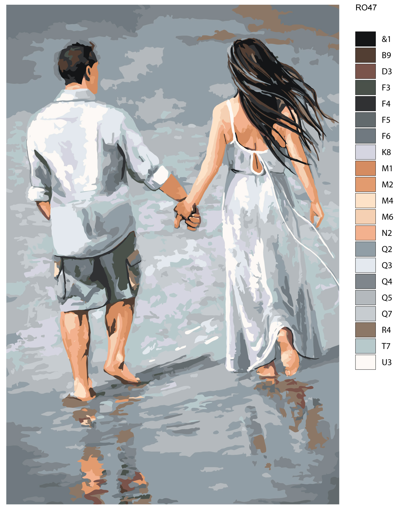 

Картина по номерам, Живопись по номерам, 80 x 120, RO47, RO47