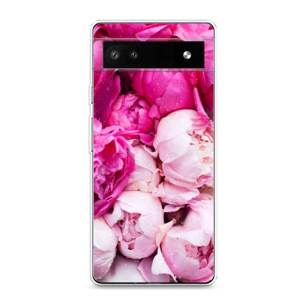 

Чехол Awog на Google Pixel 6A "Пионы розово-белые", Разноцветный, 271150-8