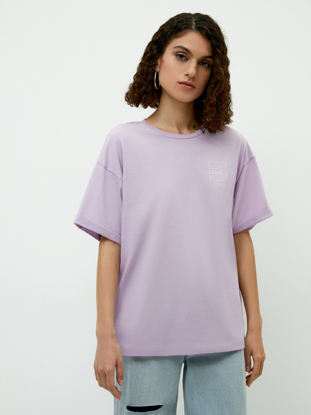 

Футболка женская ZARINA 2266505411-281 фиолетовая L, 2266505411-281