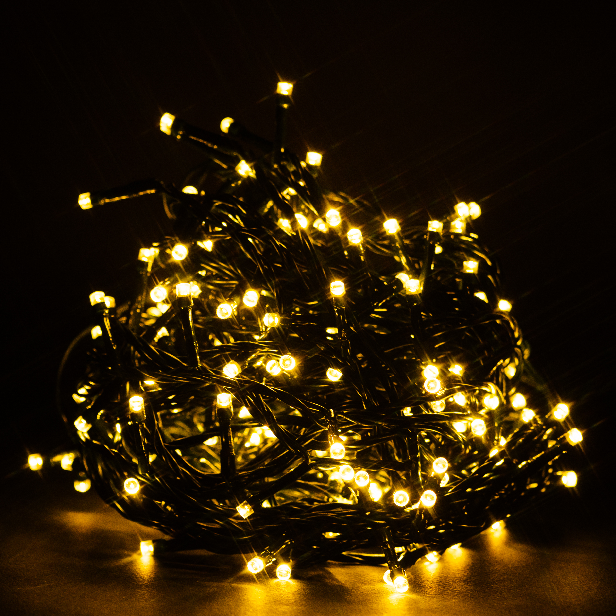 

Гирлянда Мишура 240 LED теплый белый свет 19,12 м