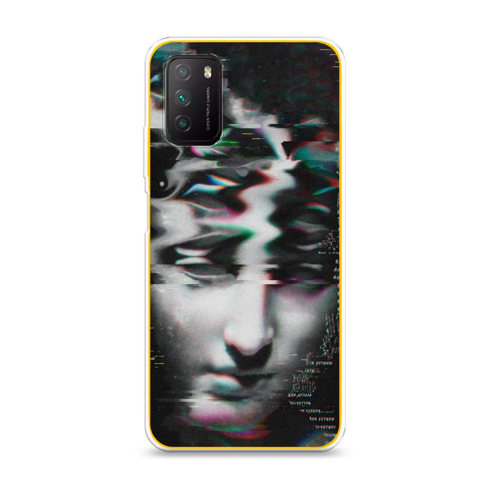 

Чехол Awog на Poco M3 "Glitch Art", Разноцветный, 39550-9