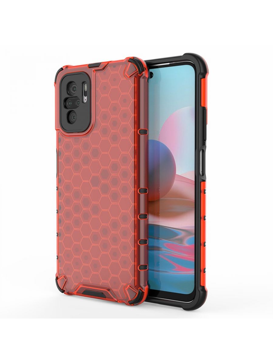 

Чехол Combee для смартфона Xiaomi Redmi Note 10 Красный