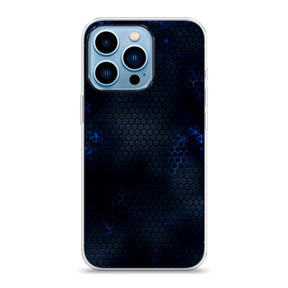 

Чехол Awog на Apple iPhone 13 Pro / Айфон 13 Pro "Фон соты синие", 14350-3