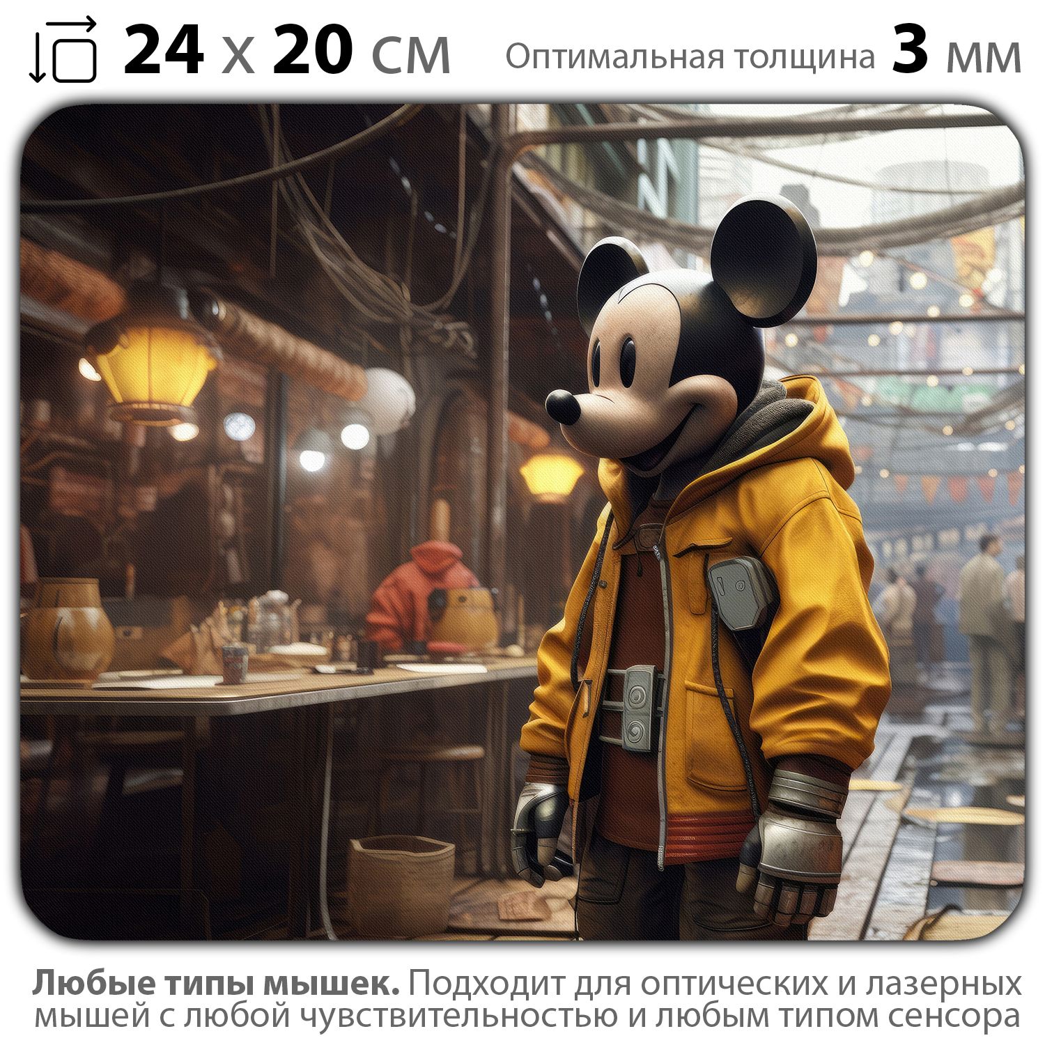 

Коврик для мыши NoBrand PAD03000614, PAD03000614