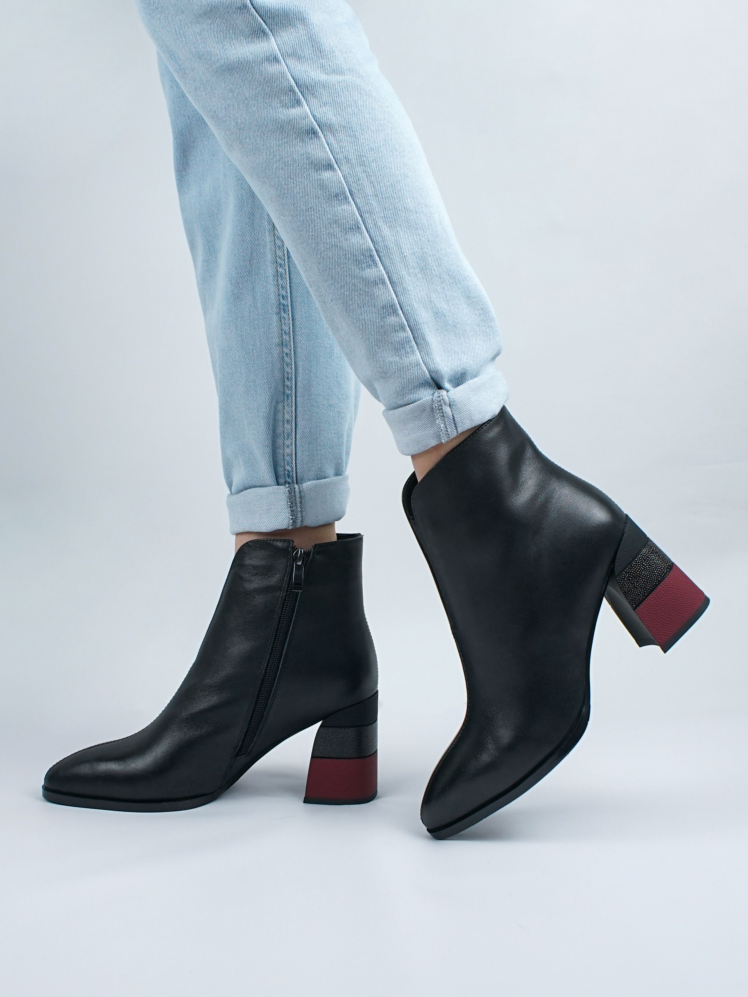 

Ботильоны женские 365 Shoes V192-H356-2 черные 39 RU, Черный, V192-H356-2