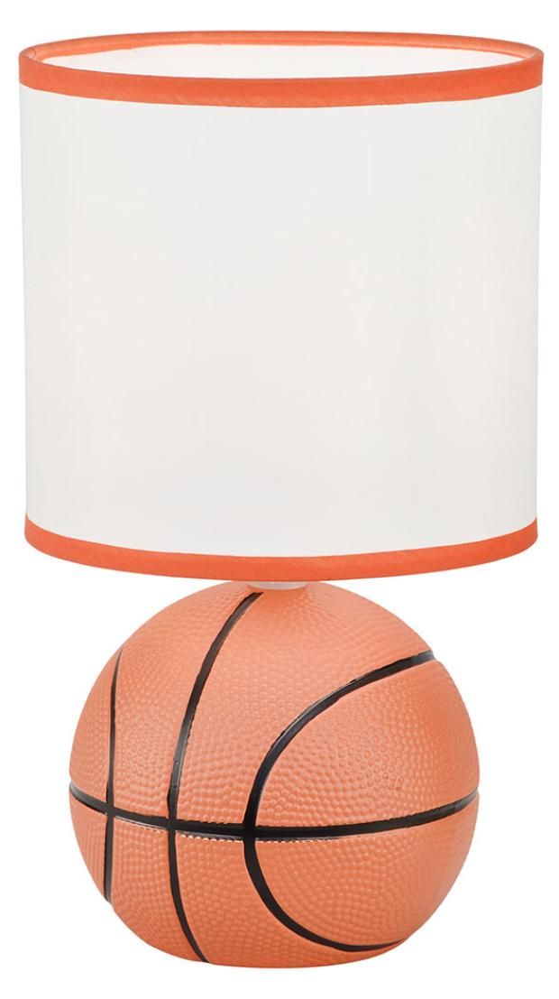 

Настольная лампа Escada Basketball 10160/L E14 оранжево-белая