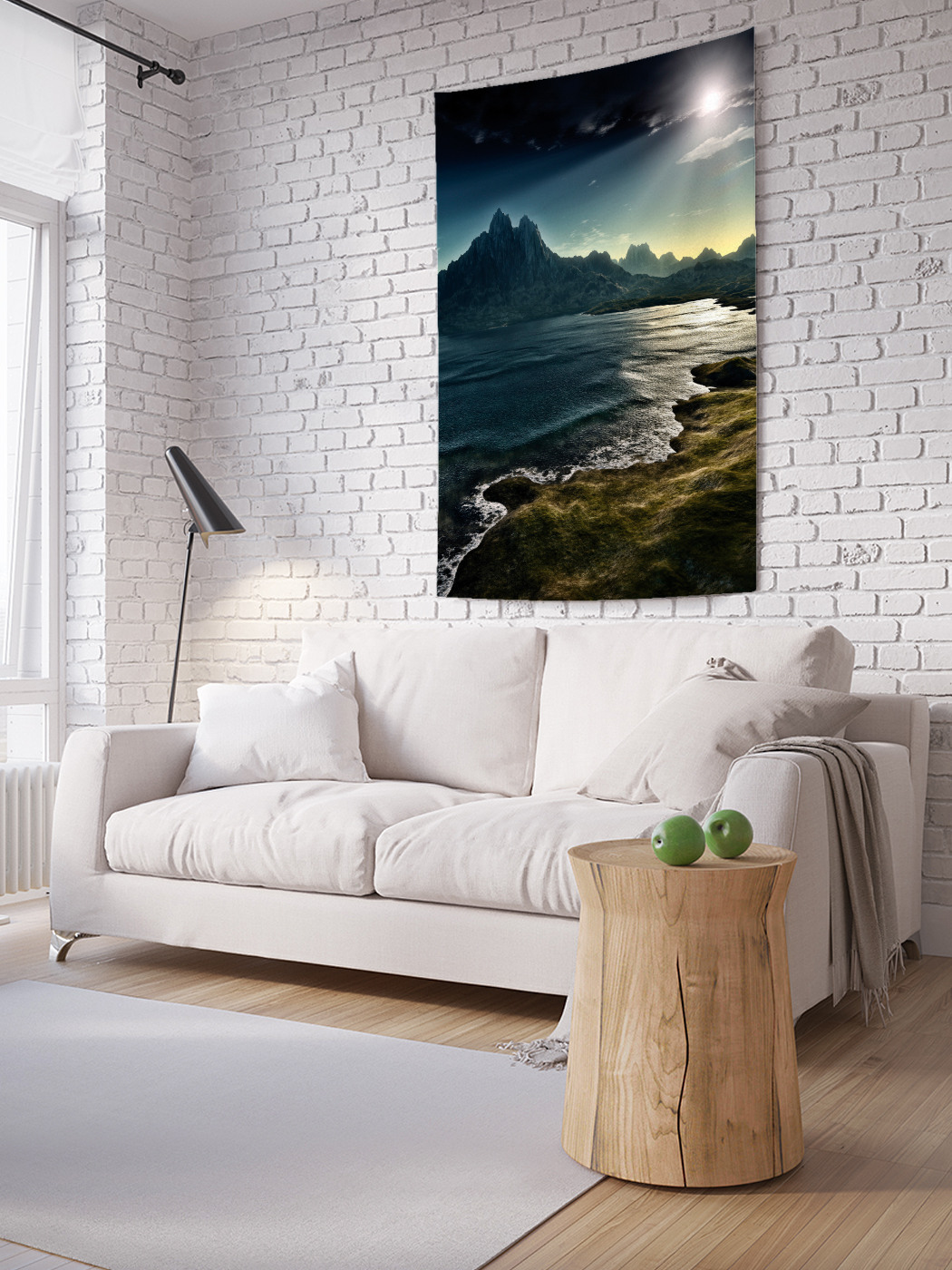 

Вертикальное фотопанно на стену JoyArty Волнительная река 100x150 см, Волнительная река