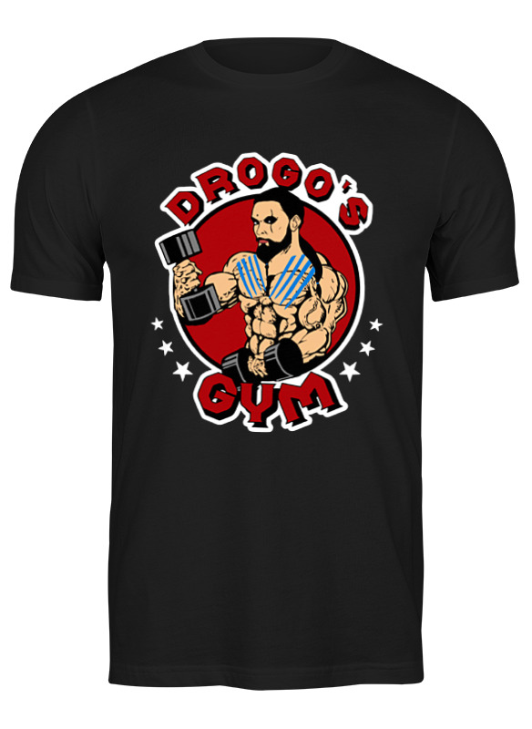 

Футболка мужская Printio Drogo's gym черная XL, Drogo's gym