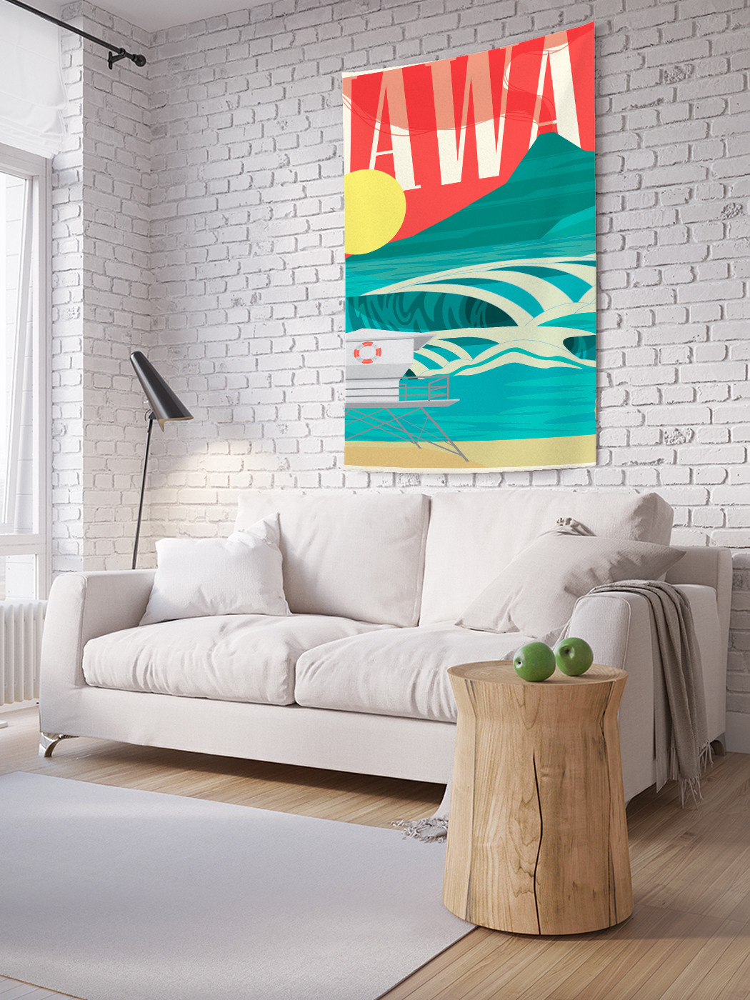 

Вертикальное фотопанно на стену JoyArty Отдых на Гавайях 100x150 см, Отдых на Гавайях