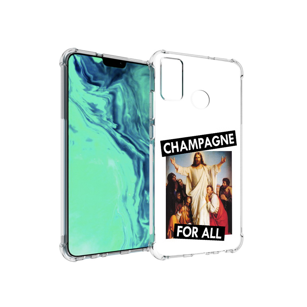 

Чехол MyPads Tocco для Huawei 9X Lite шампанское, Прозрачный, Tocco