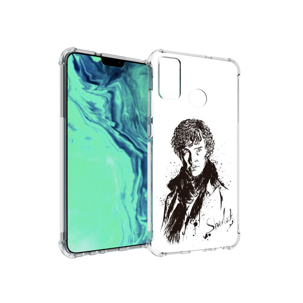 

Чехол MyPads Tocco для Huawei 9X Lite шерлок холмс портрет, Прозрачный, Tocco