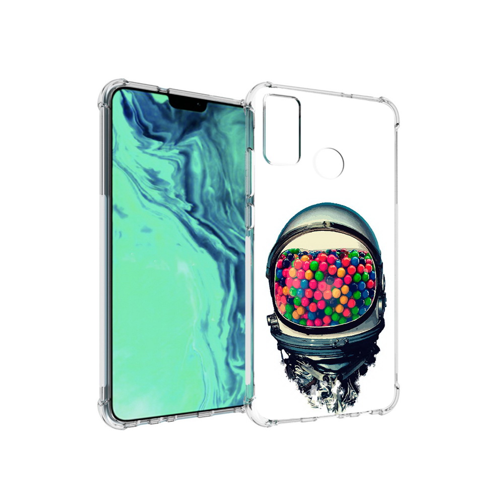 Чехол MyPads Tocco для Huawei 9X Lite шлем космонавта