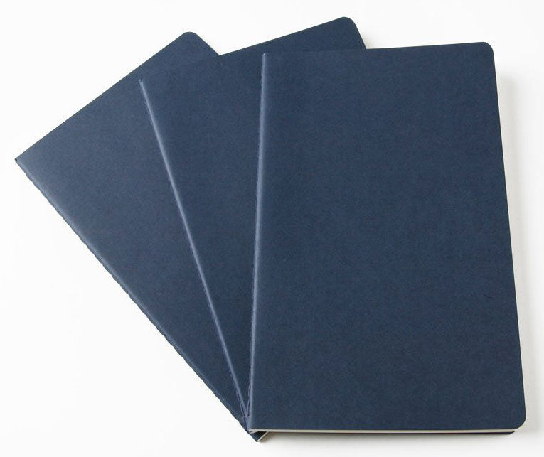 

Блокнот Moleskine CAHIER JOURNAL 80стр в клеточку черный [qp317]