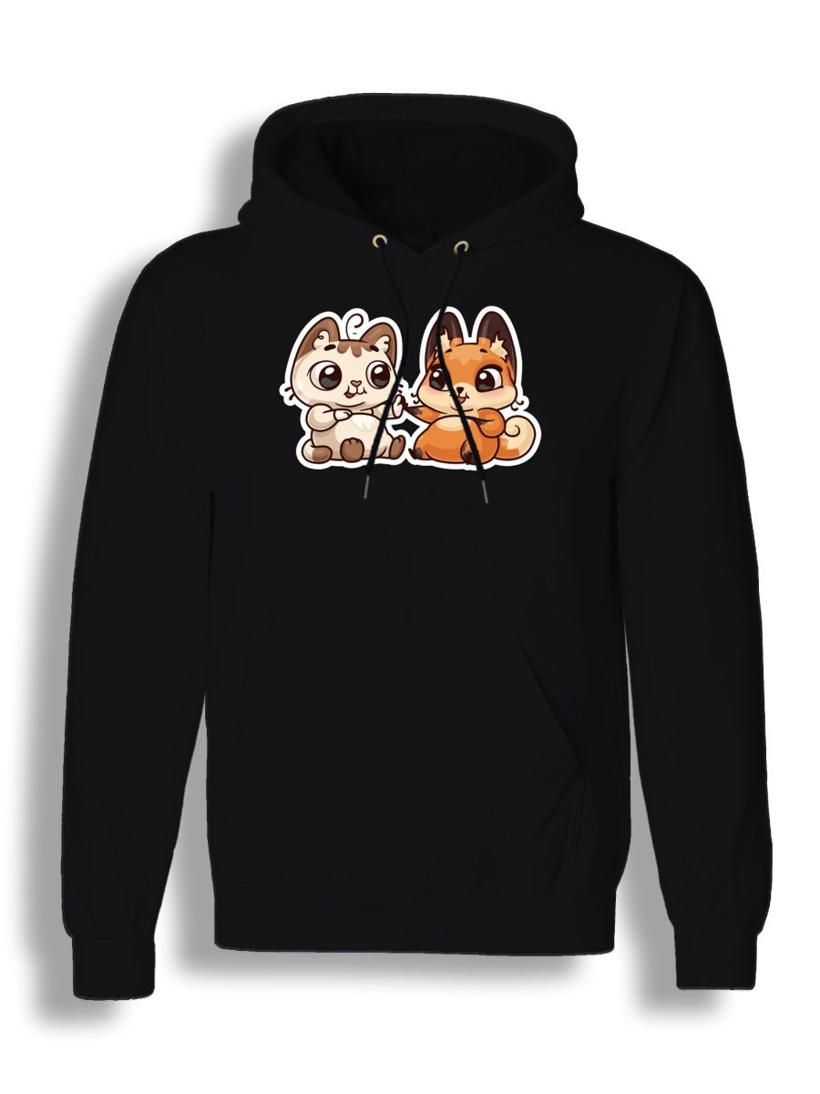 

Худи унисекс СувенирShop Стикеры ВК/Кот/Лиса 3 черное XL, Черный, "Стикеры ВК/Кот/Лиса" 3
