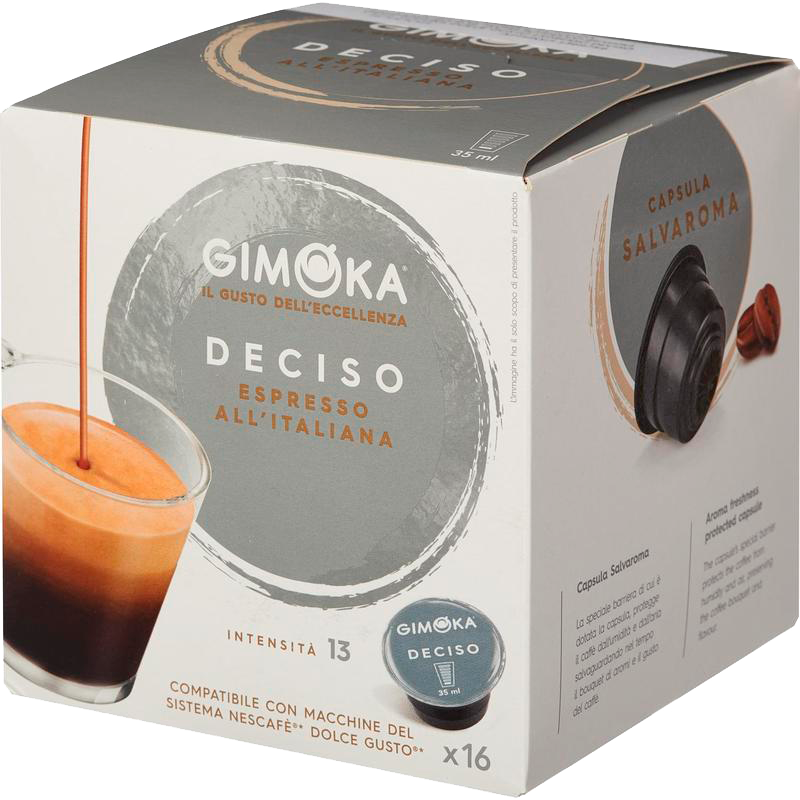 Кофе в капсулах Gimoka Dolce Gusto Espresso Deciso, 3 уп х 16 капсул