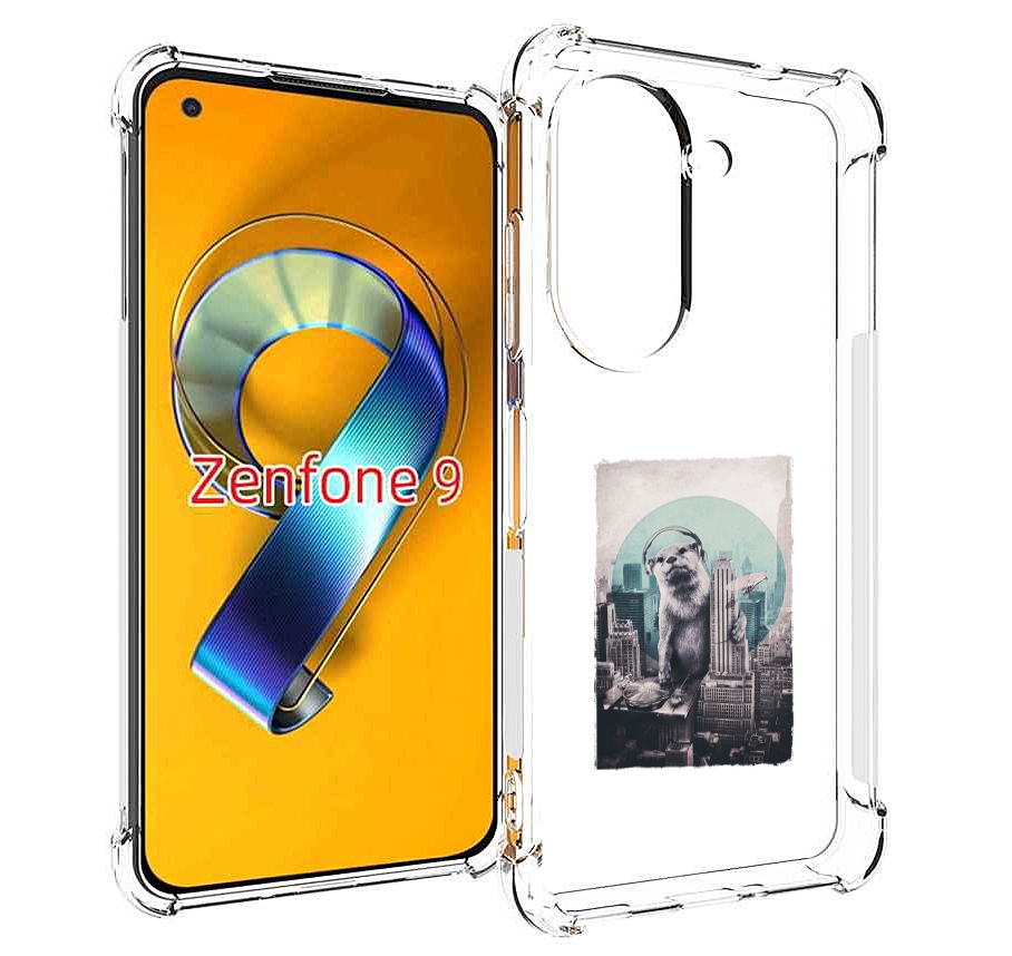 

Чехол MyPads выдра в городе для Asus Zenfone 9 (AI2202), Прозрачный, Tocco