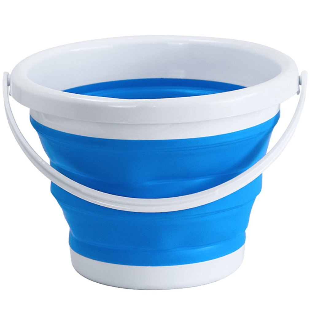 

Ведро складное силиконовое Folding Bucket 00118030 голубой, 5 л, 3068