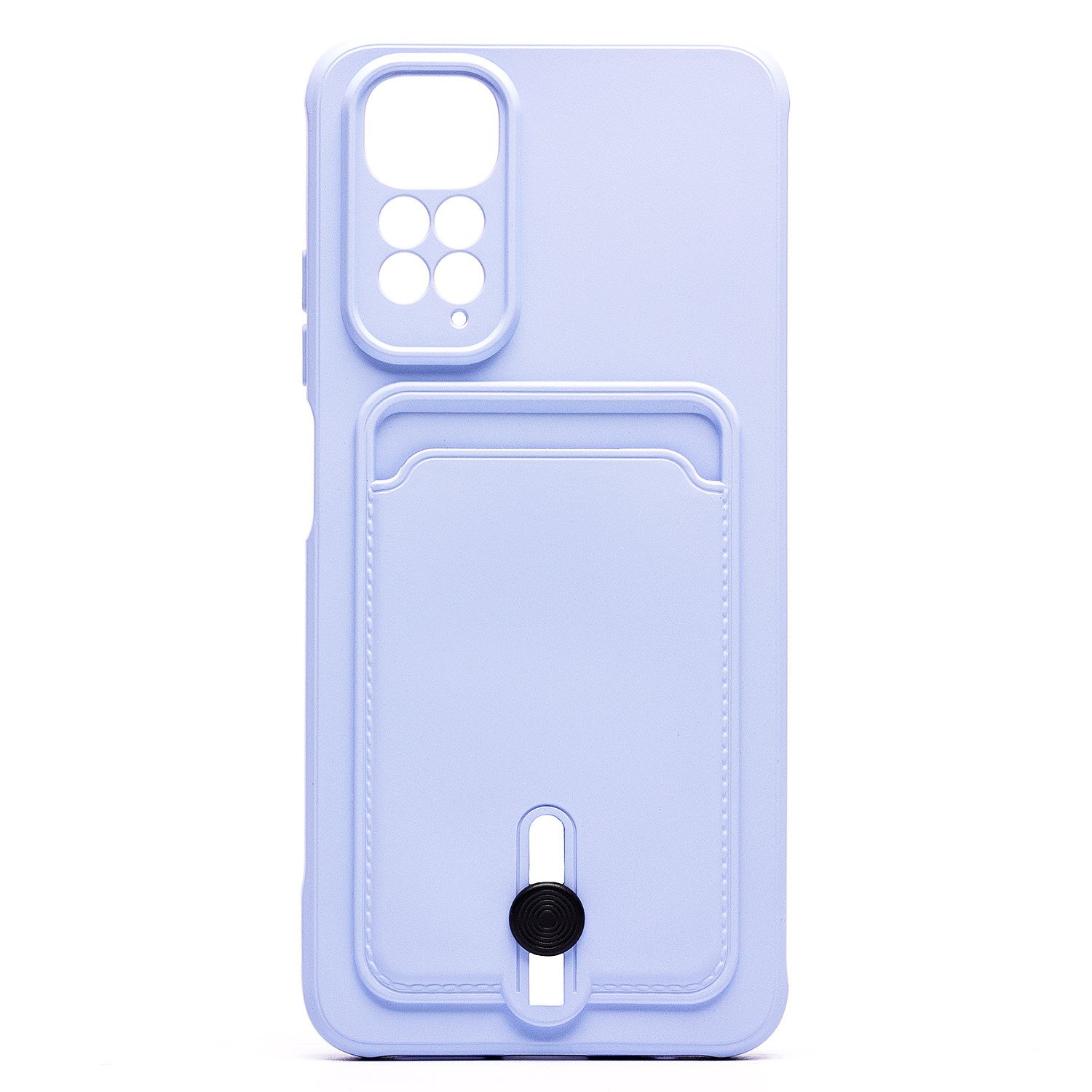 

Чехол для Xiaomi Redmi Note 11, Redmi Note 11S силиконовый с картхолдером, Фиолетовый, Xiaomi Redmi Note 11