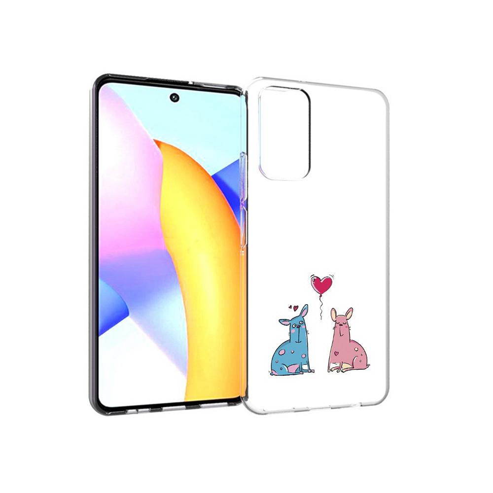 

Чехол MyPads Tocco для Huawei Honor 10 X Lite Лама любовь, Прозрачный, Tocco