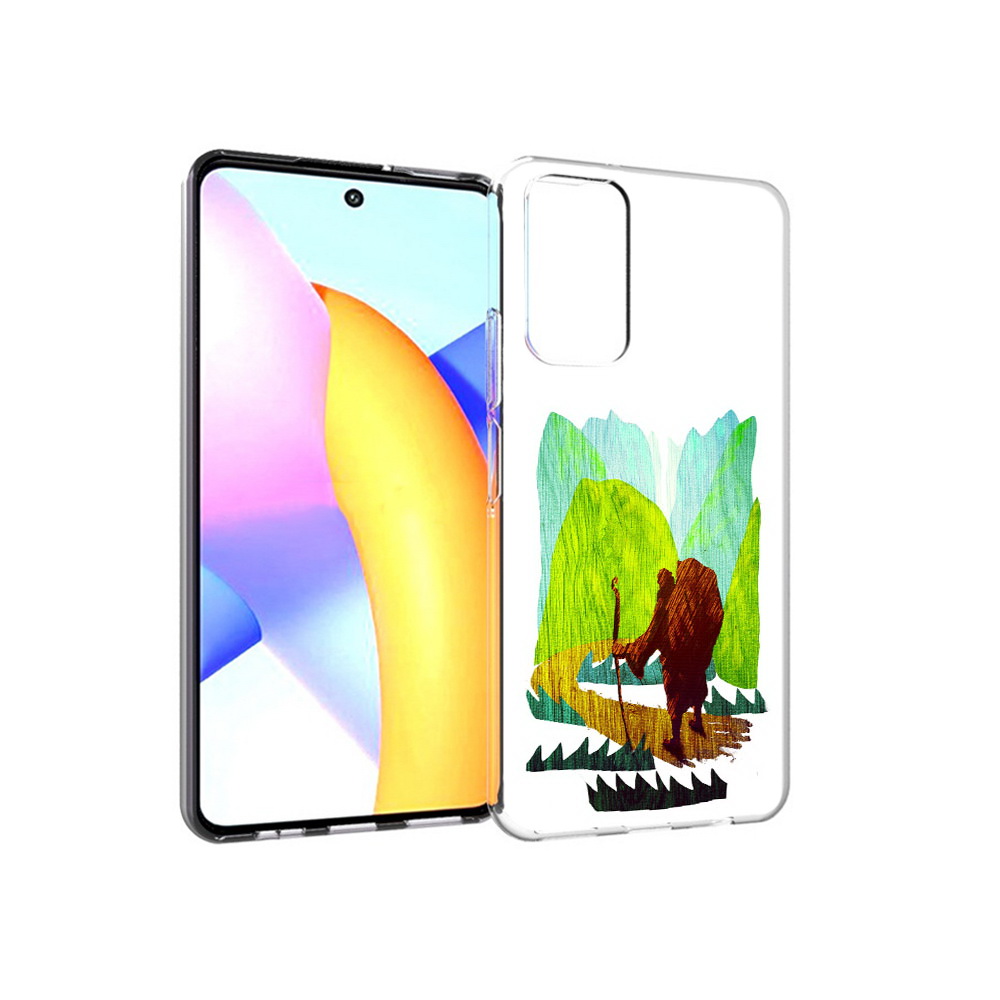 

Чехол MyPads Tocco для Huawei Honor 10 X Lite Лесная тропа, Прозрачный, Tocco