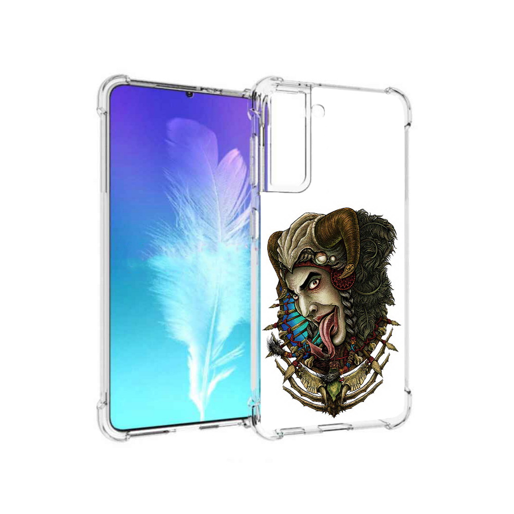 

Чехол MyPads Tocco для Samsung Galaxy S21 длинный язык (PT157088.510.330), Прозрачный, Tocco