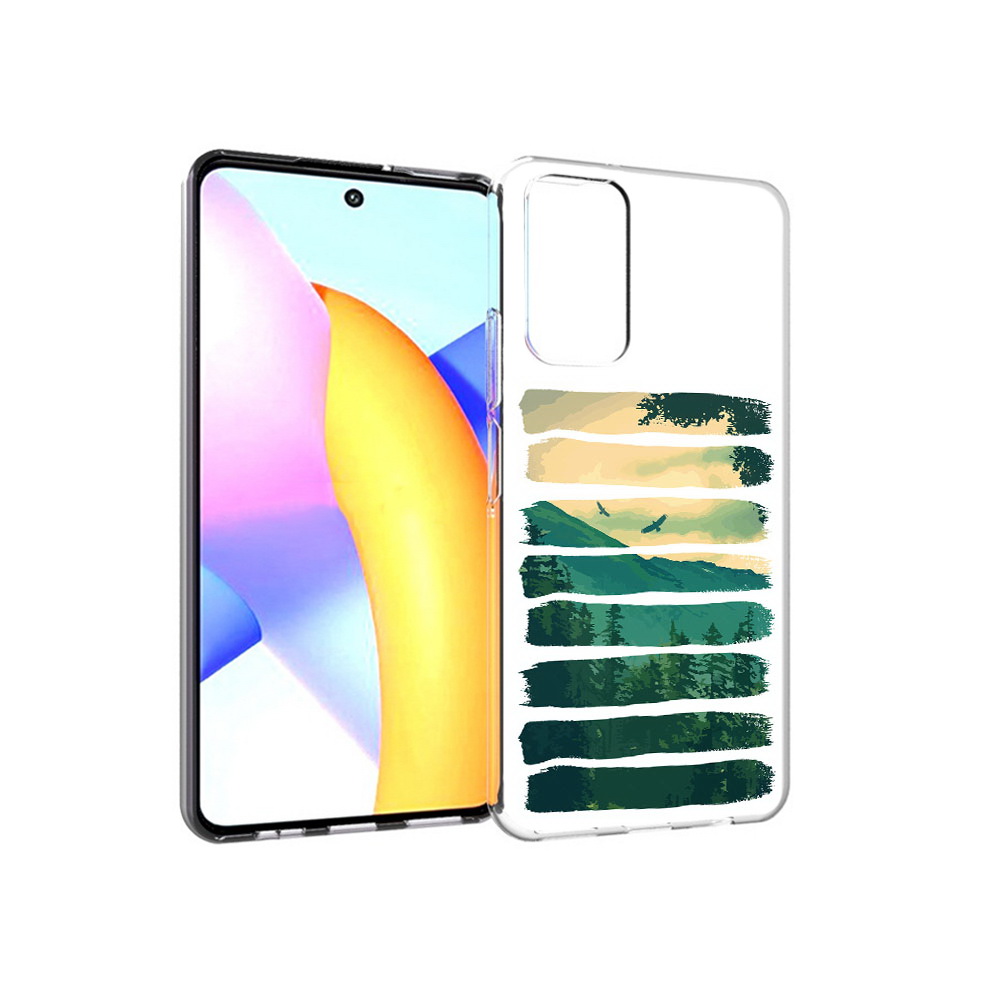 

Чехол MyPads Tocco для Huawei Honor 10 X Lite Лесная чаща, Прозрачный, Tocco