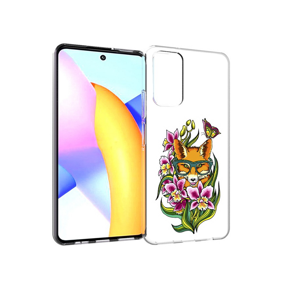 

Чехол MyPads Tocco для Huawei Honor 10 X Lite Лиса в цветах, Прозрачный, Tocco