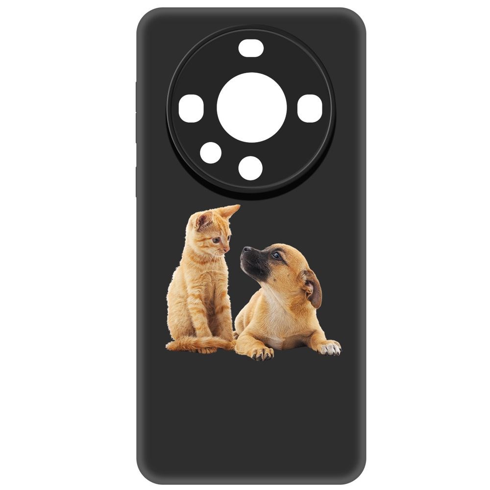 

Чехол-накладка Krutoff Soft Case Лучшие друзья для Huawei Mate 60 Pro черный