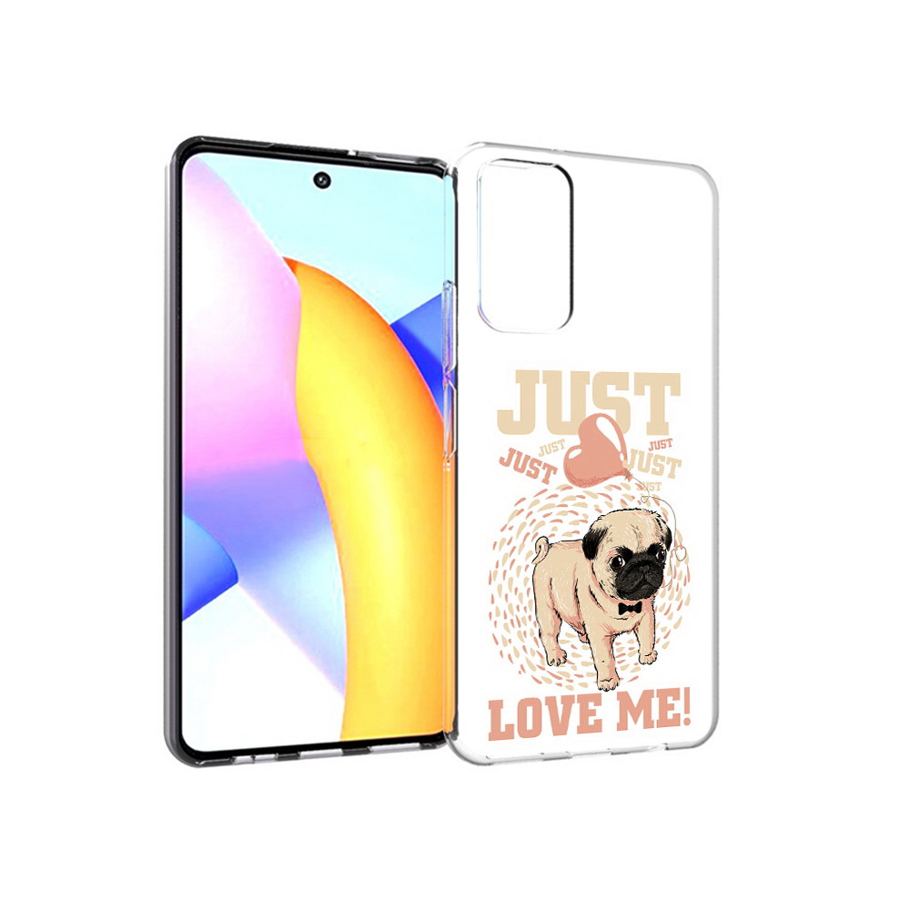 

Чехол MyPads Tocco для Huawei Honor 10 X Lite Люби меня, Прозрачный, Tocco