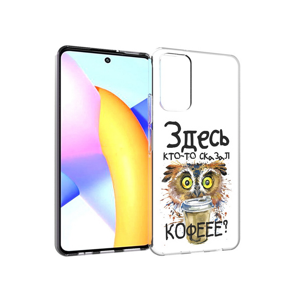 

Чехол MyPads Tocco для Huawei Honor 10 X Lite Любительница кофе, Прозрачный, Tocco