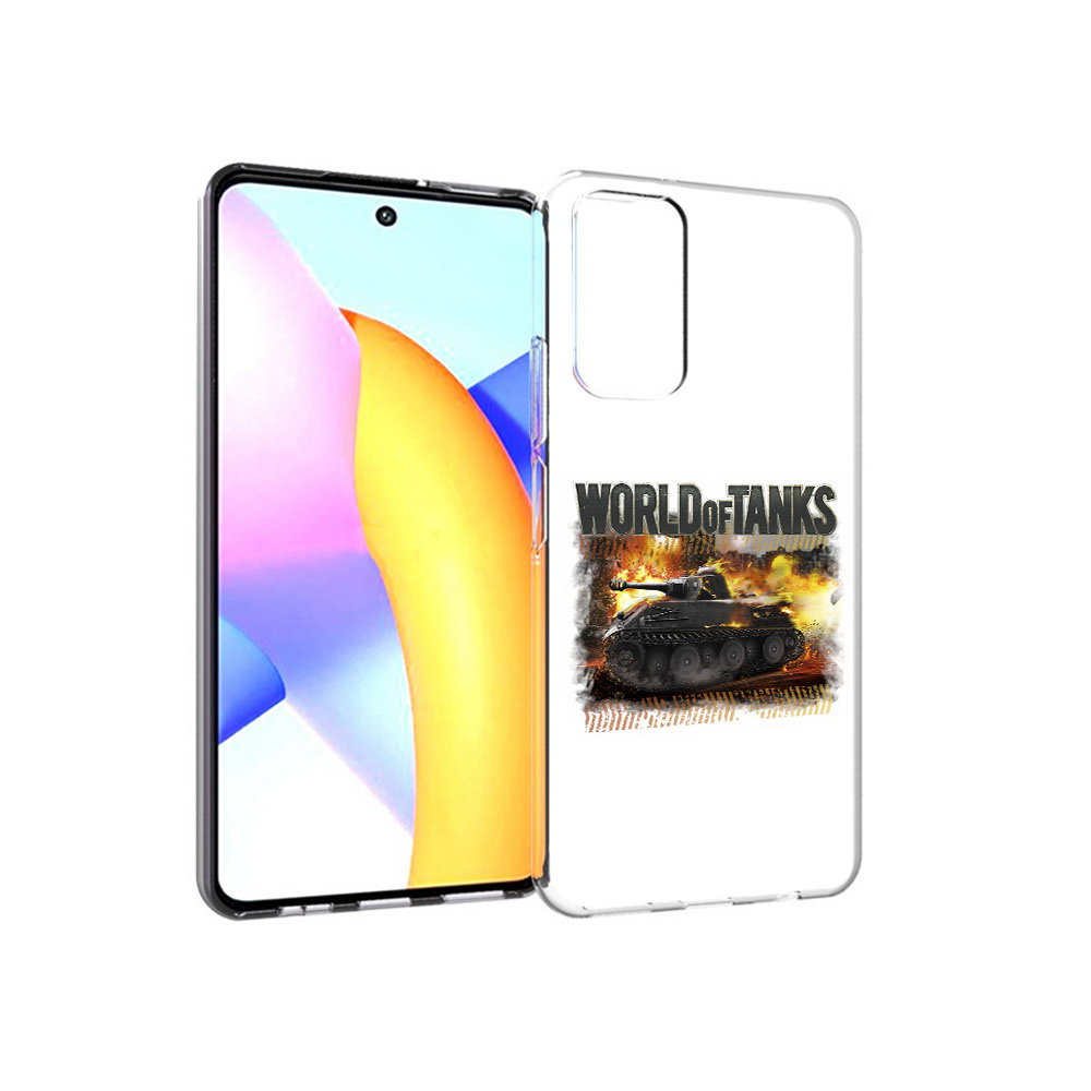 

Чехол MyPads Tocco для Huawei Honor 10 X Lite Мир танков-2, Прозрачный, Tocco