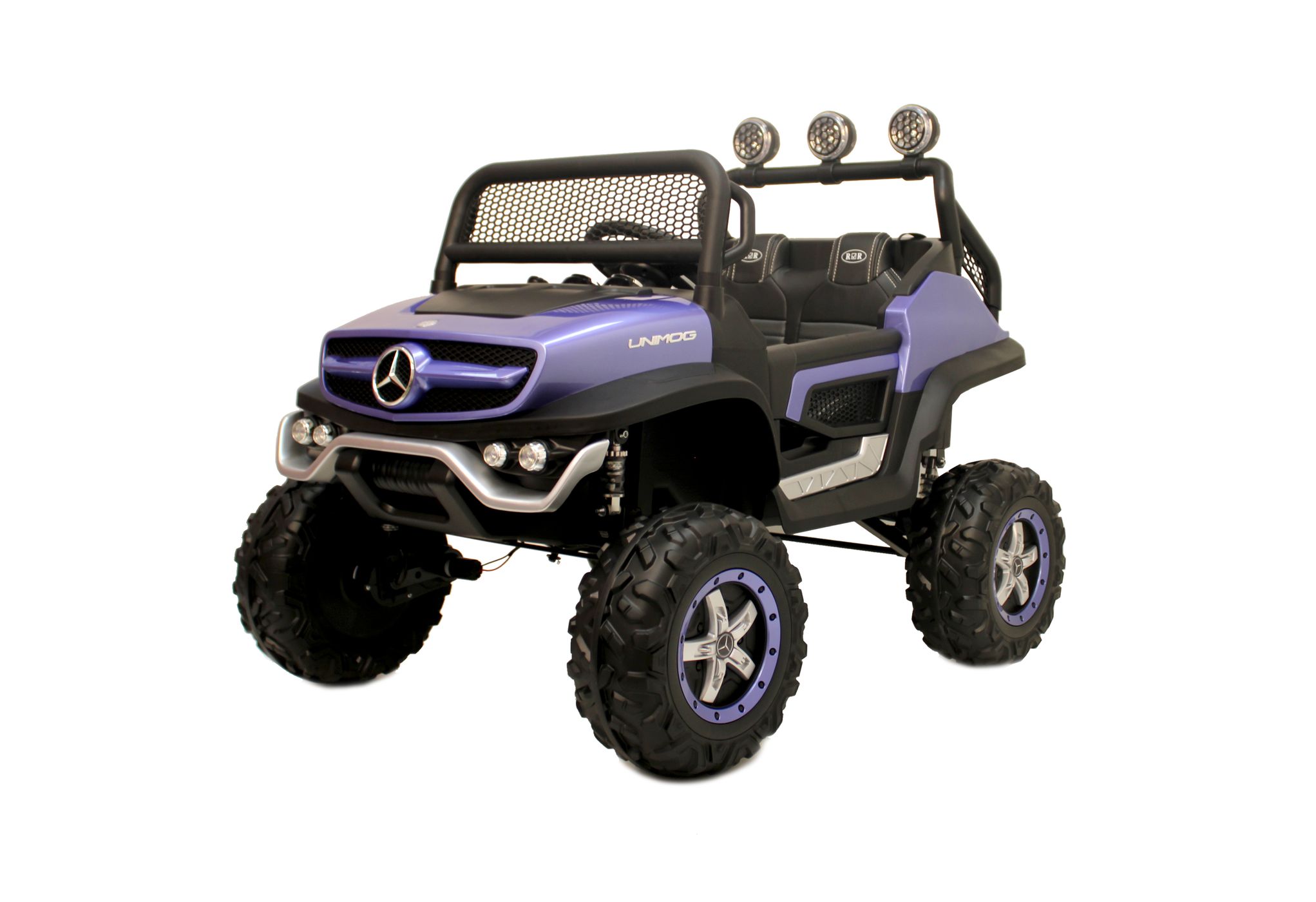 

Детский электромобиль RIVERTOYS Mercedes-Benz Unimog Mini P777BP, синий глянец