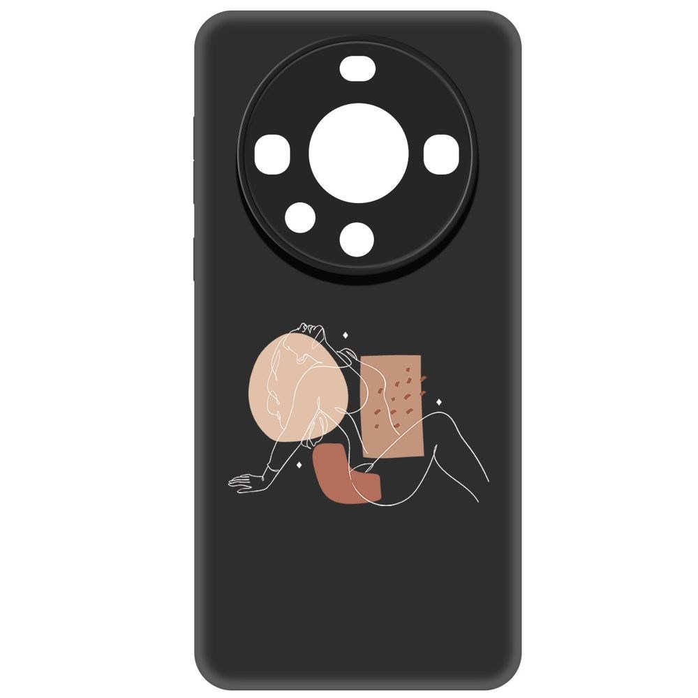 Чехол-накладка Krutoff Soft Case Чувственность для Huawei Mate 60 Pro 600015232024 черный